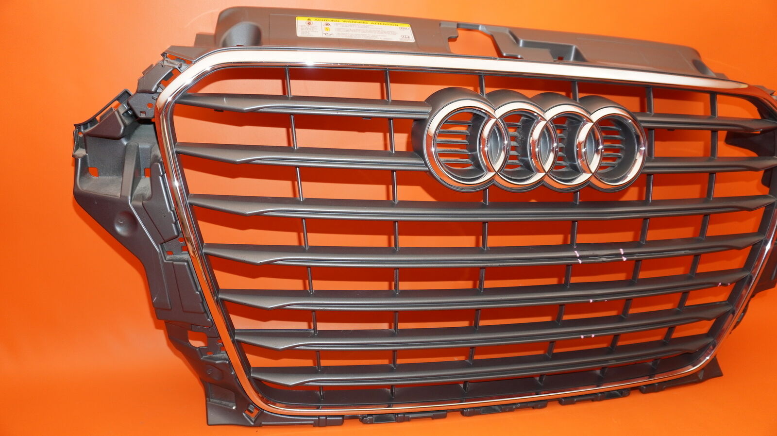 AUDI A3 GRILLE 2015 2016 2017 GRAY 8V5853651B OEM