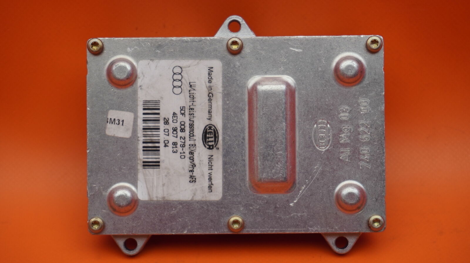 AUDI A8 XENON HID MODULE HEADLIGHT CONTROL UNIT 2004 2005 2006 4E0 907 ...