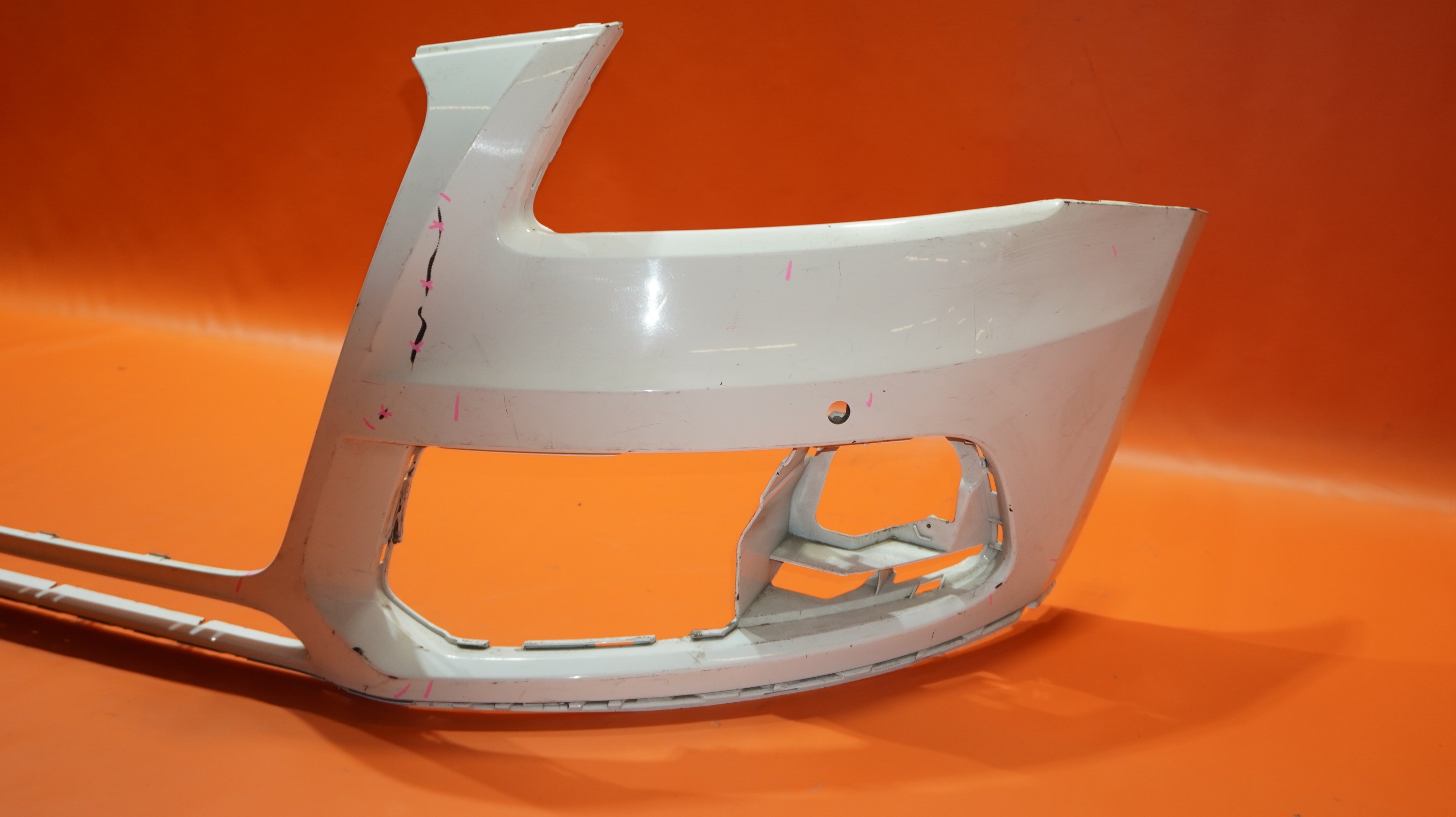 AUDI Q5 FRONT BUMPER 2013 2014 2015 2016 WHITE BASE 8R0807487 OEM