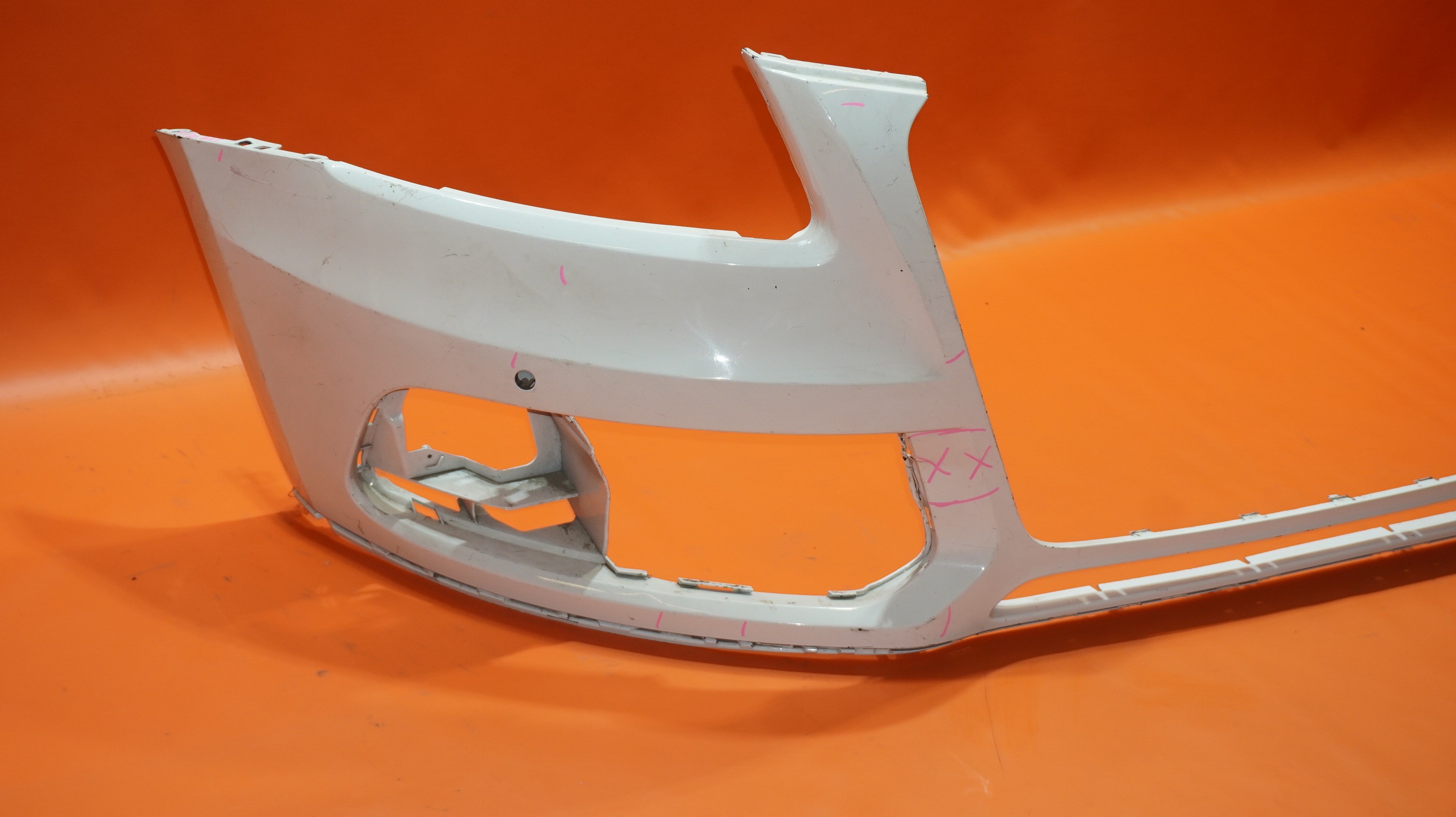 AUDI Q5 FRONT BUMPER 2013 2014 2015 2016 WHITE BASE 8R0807487 OEM