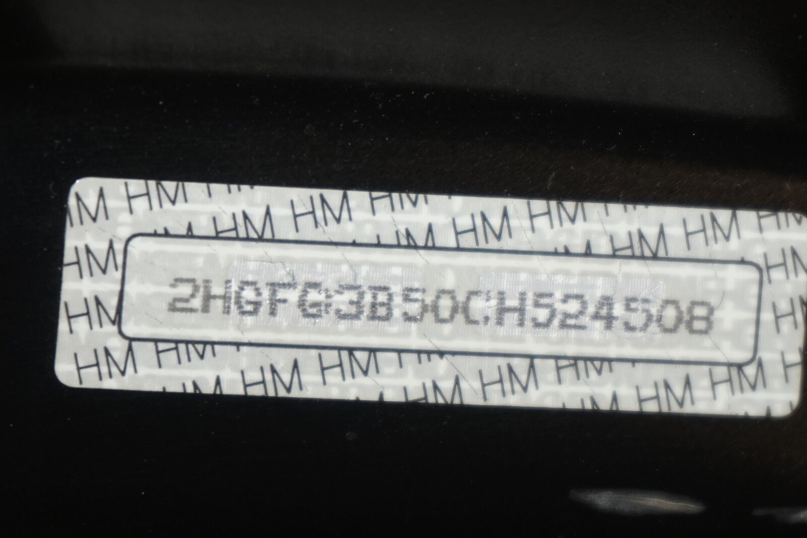 HONDA CIVIC TRUNK LID 2012 2013 2DOOR COUPE BLACK OEM