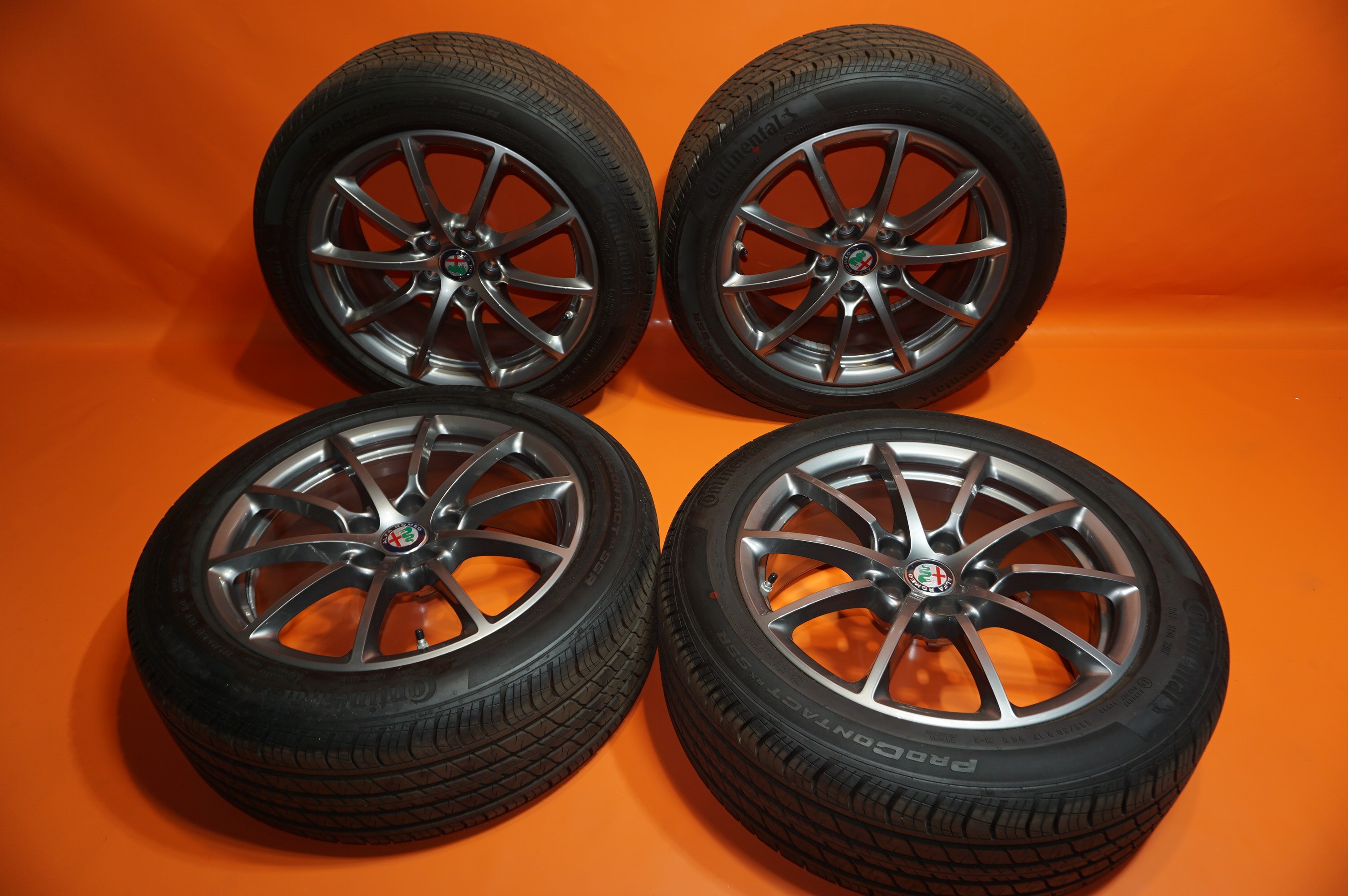 OEM Alfa Romeo Giulia 19" Wheel Rim – 2017-2021, Hyper Charcoal, 5x110, 8Jx19 ET33