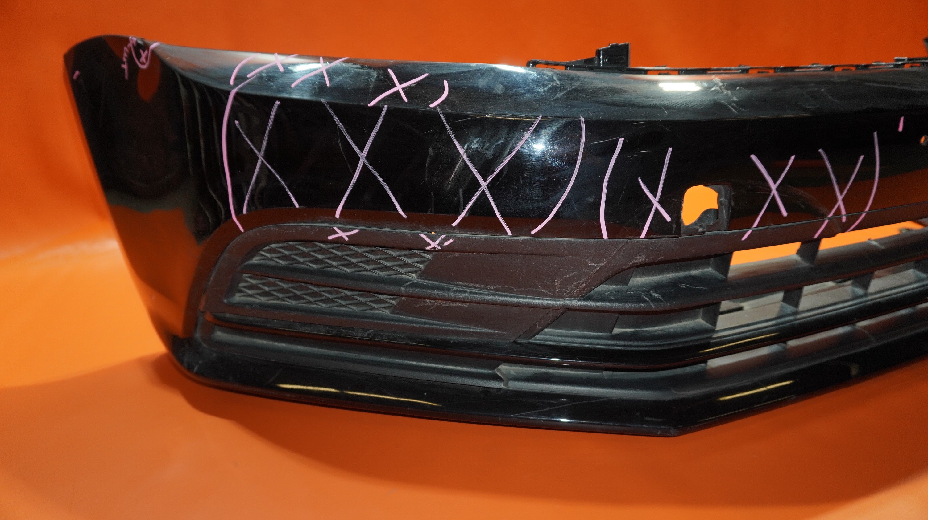 VW JETTA FRONT BUMPER 2015 2016 2017 BLACK 5C6807217P OEM