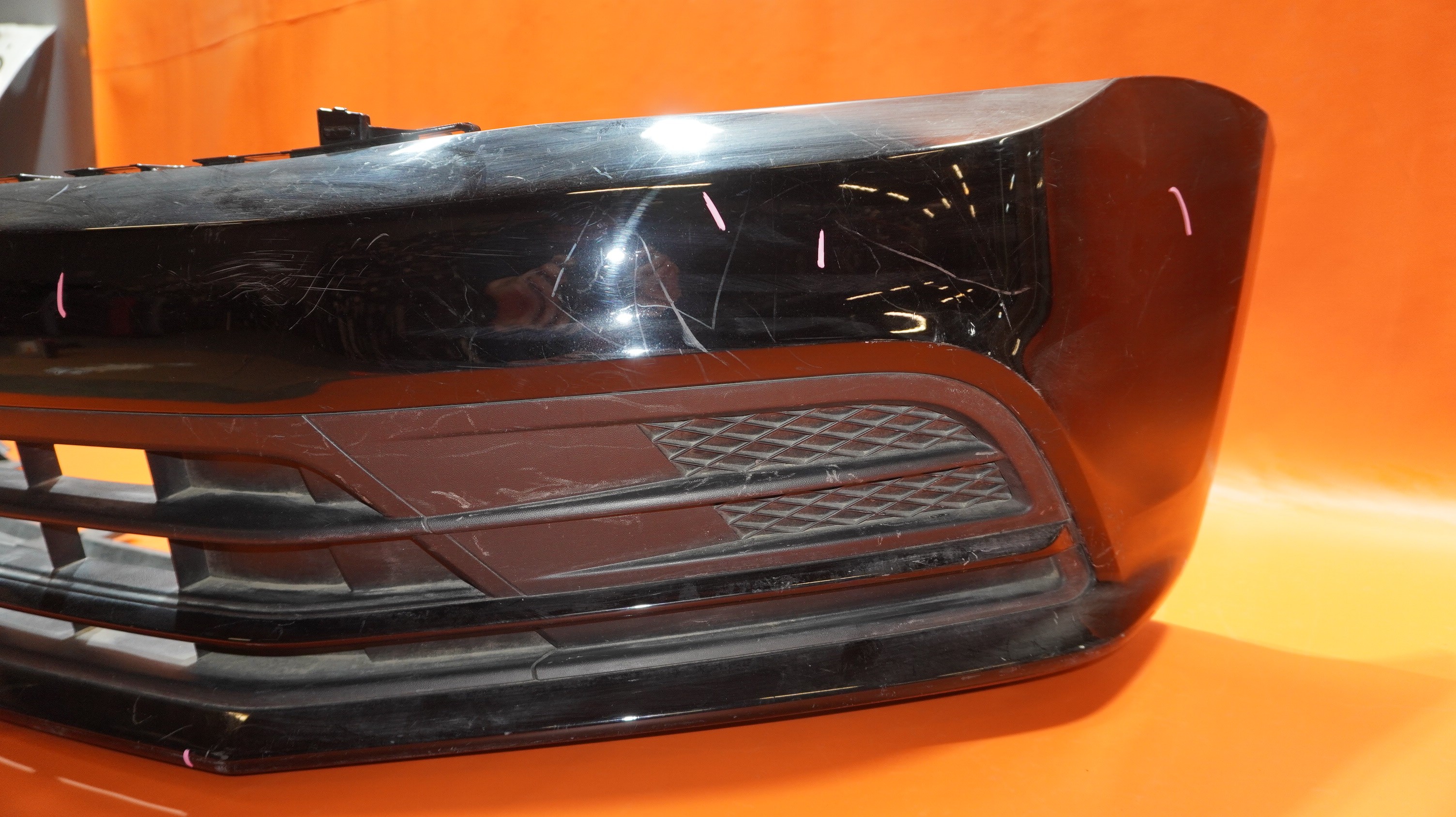 VW JETTA FRONT BUMPER 2015 2016 2017 BLACK 5C6807217P OEM