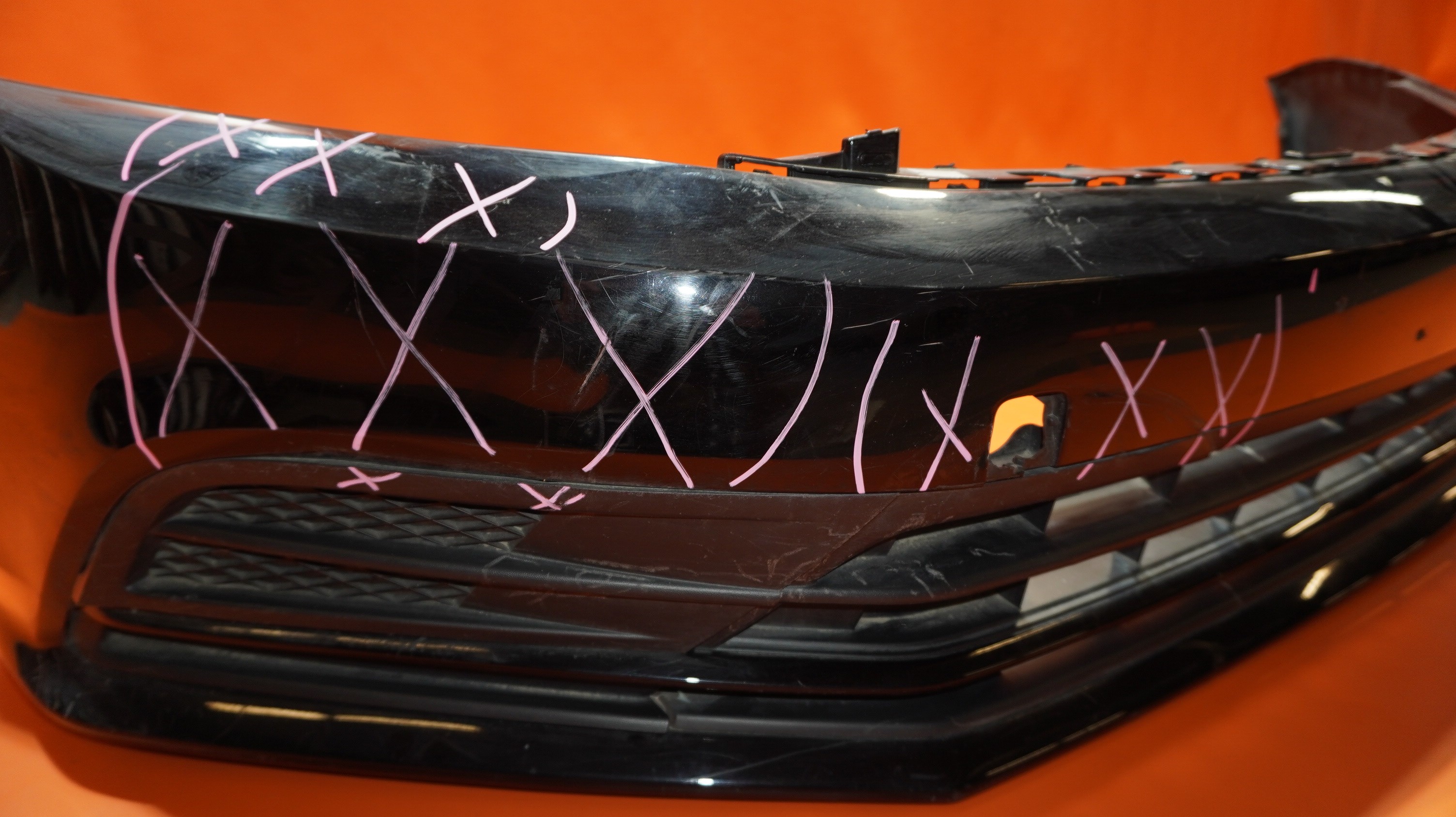 VW JETTA FRONT BUMPER 2015 2016 2017 BLACK 5C6807217P OEM