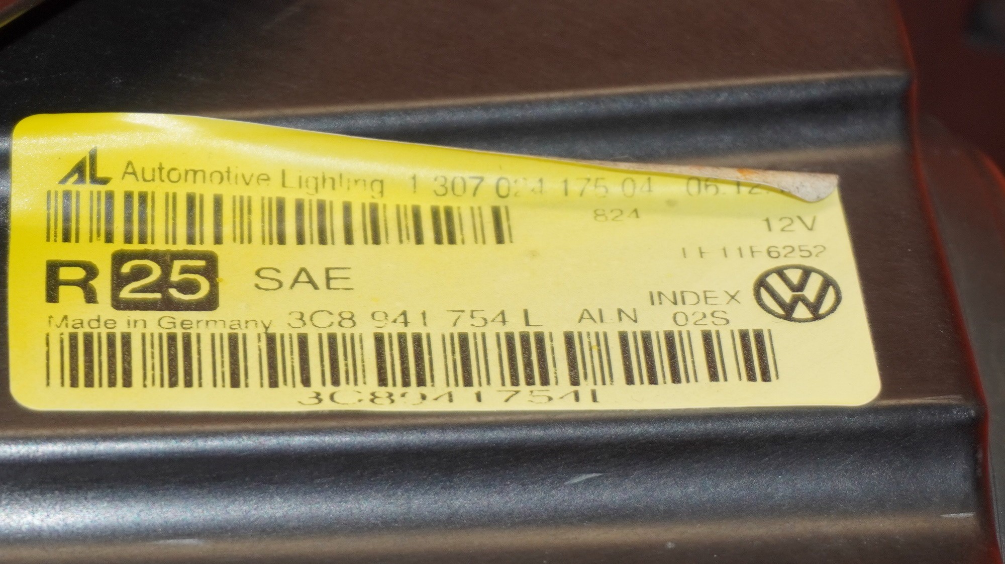 VW CC HEADLIGHT RIGHT PASSENGER 2013 2014 2015 2016 2017 3C8941754L