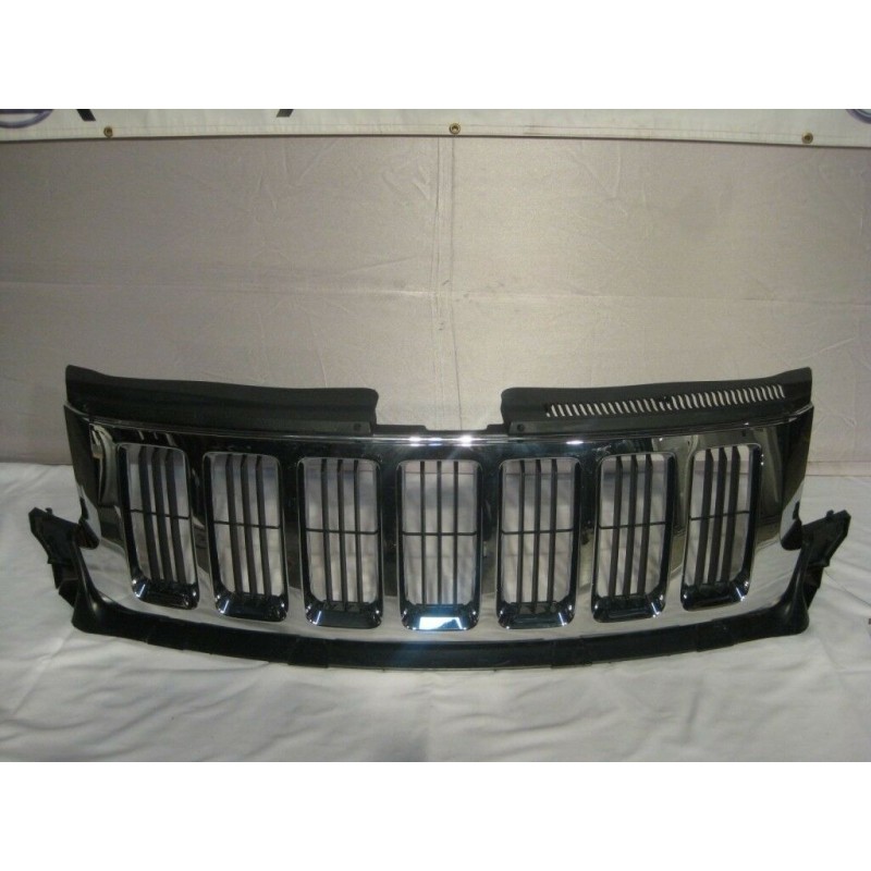 JEEP GRAND CHEROKEE GRILLE 2011 2012 2013 CHROME OEM