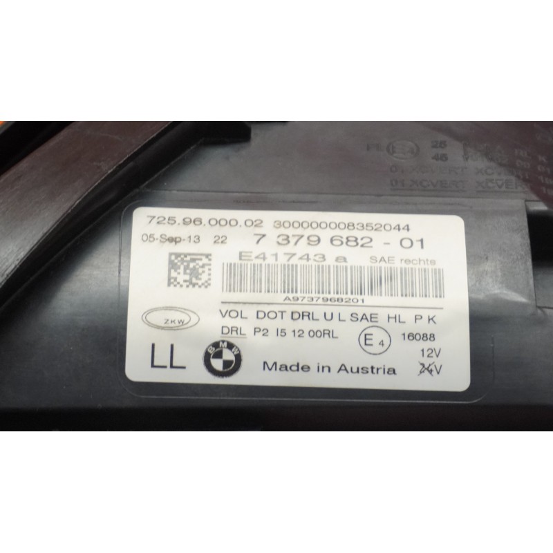 BMW 750 HEADLIGHT FULL LED LEFT AND RIGHT 737968101 740 M SPORT FO1