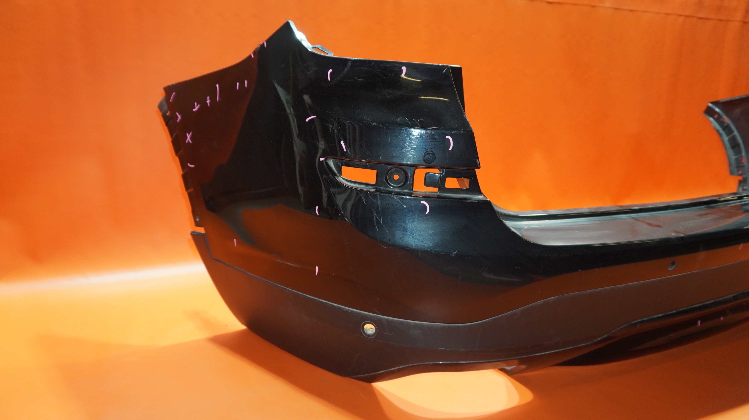 BMW X3 REAR BUMPER 2014 2015 2016 F25 51127361217 BLACK OEM