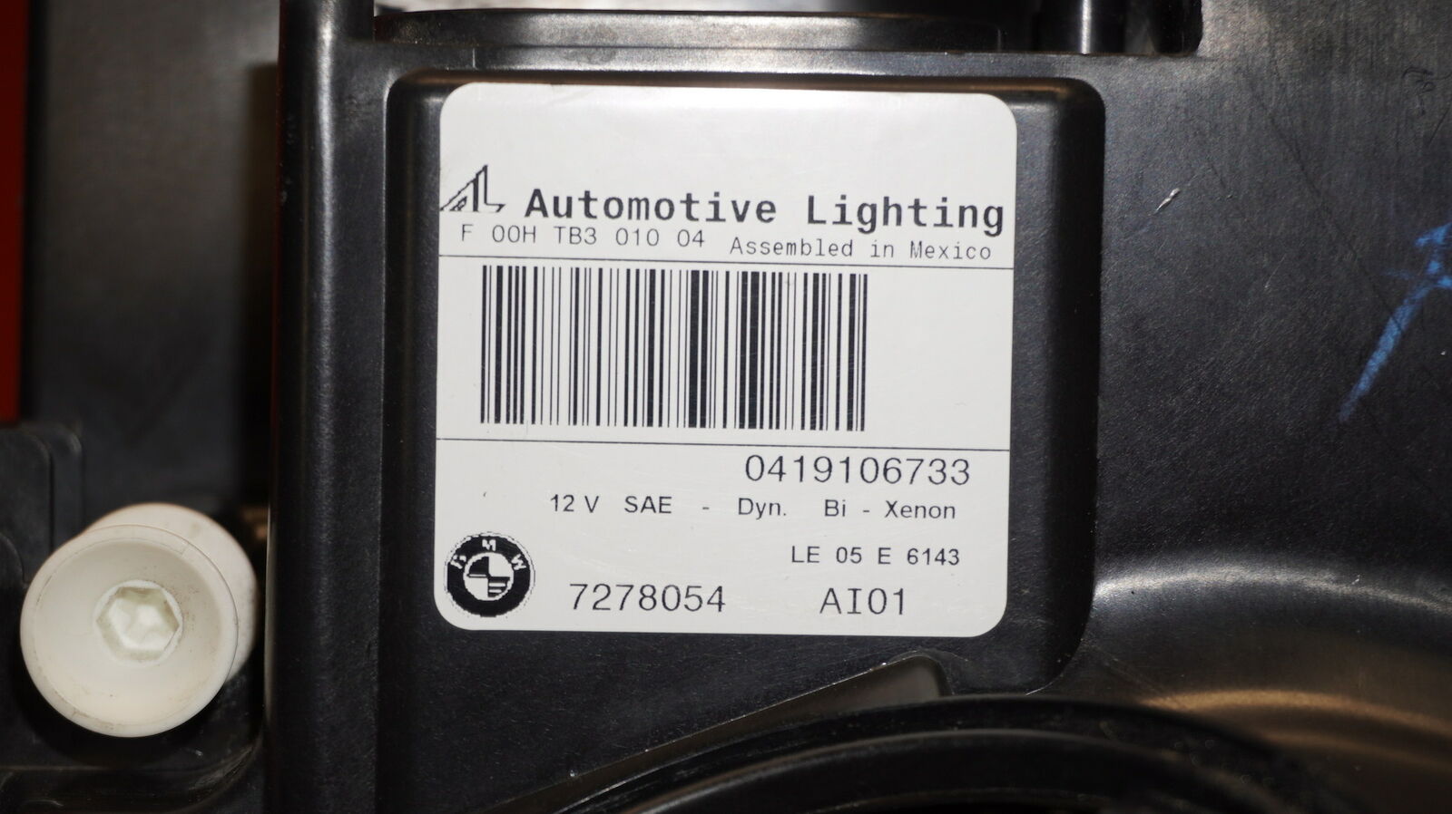 BMW X5 HEADLIGHT RIGHT PASSENGER 2007 2008 2009 E70 BIXENON 7278054 OEM