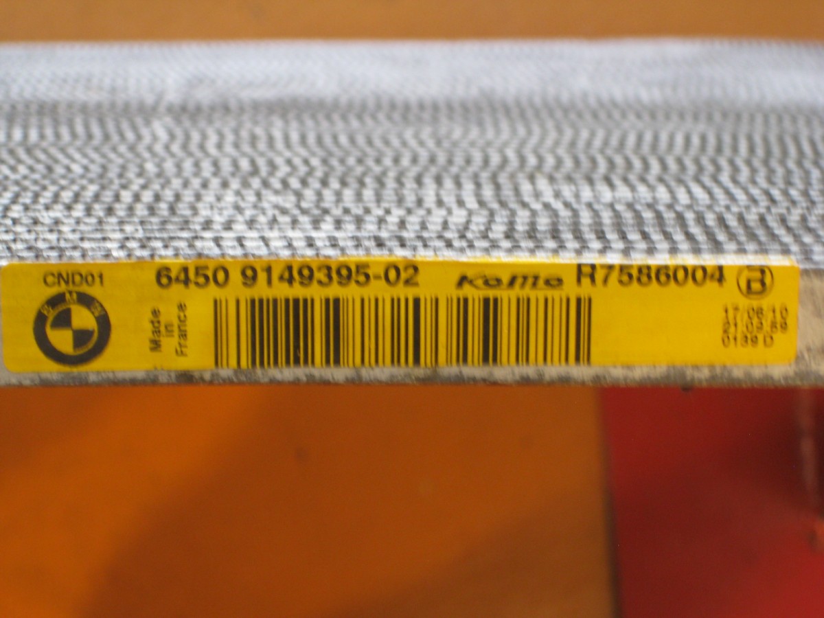 BMW 5 6 7 SERIES AC CONDENSER 2011 2012 2013 535