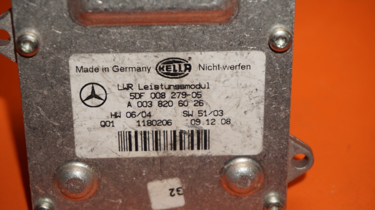 MERCEDES BENZ E350 CONTROL MODULE HEADLIGHT 2003 2004 2005 SLK350 ...