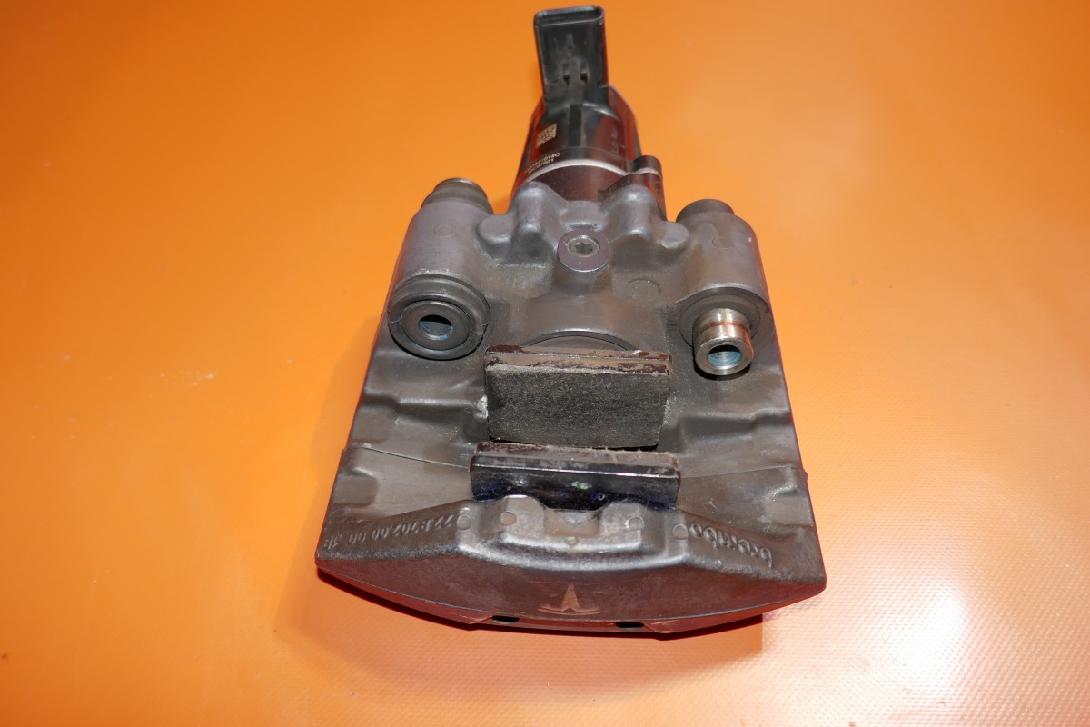 TESLA MODEL S PARKING BRAKE CALIPER RIGHT REAR 2012 2013 2014 2015