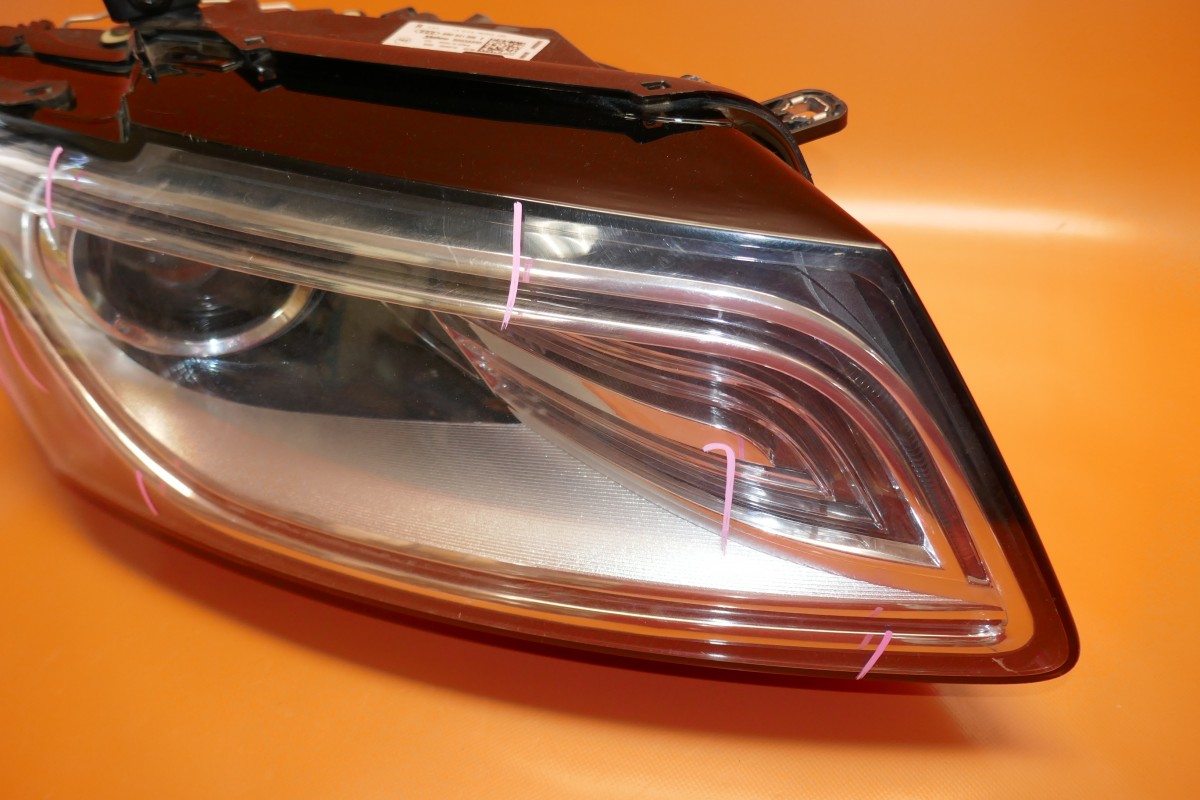 AUDI Q5 HEADLIGHT RIGHT PASSENGER 2013 2014 2015 2016 BI XENON LED
