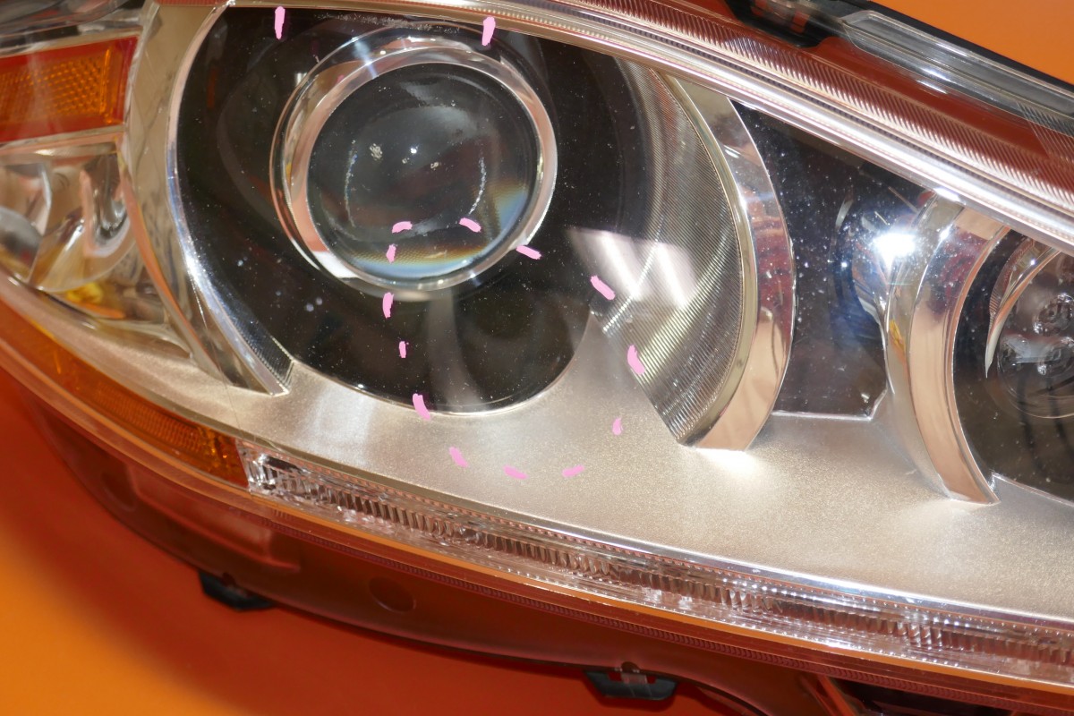 JAGUAR XJ HEADLIGHT RIGHT PASSENGER 2011 2012 2013 2014 2015 XJL