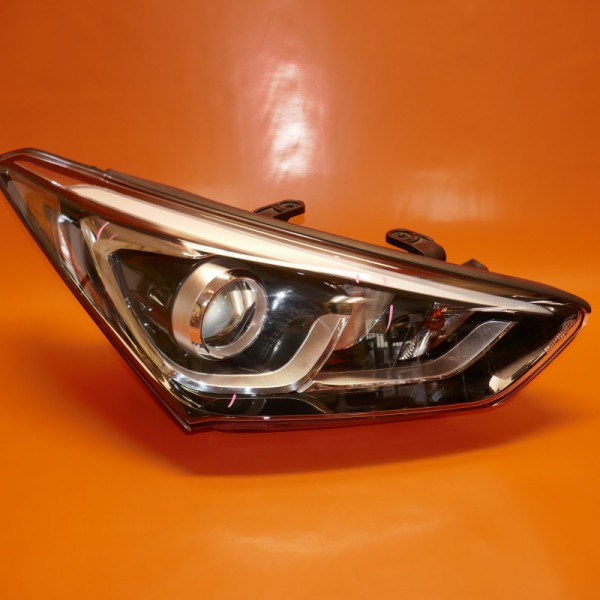 HYUNDAI SANTA FE SPORT HEADLIGHT RIGHT 2017 2018 2019 HALOGEN WITH LED ...