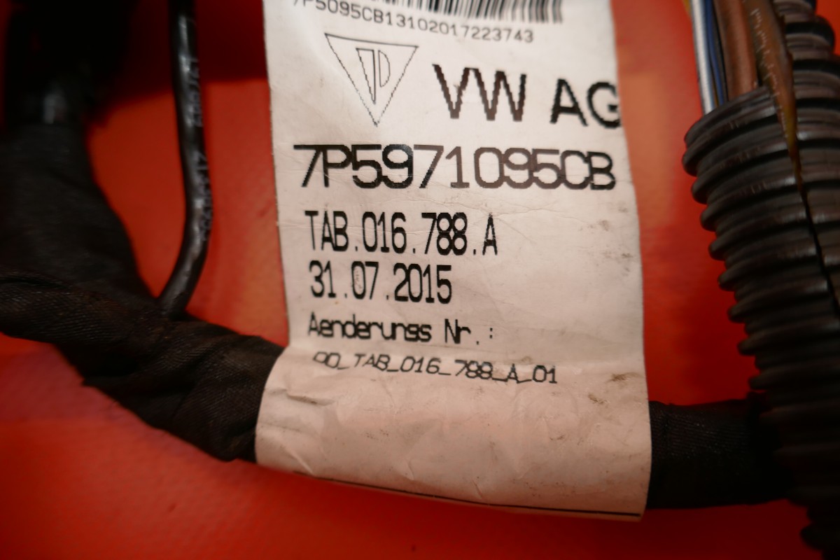 PORSCHE CAYENNE WIRING HARNESS FRONT BUMPER PDC 2011 2012 2013 2014