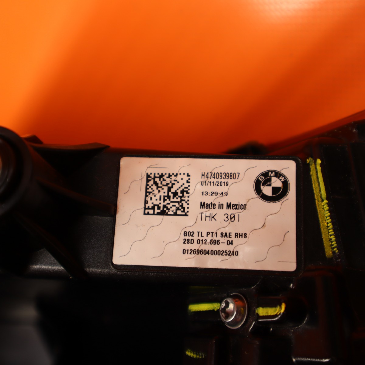 BMW 428I TAIL LIGHT RIGHT PASSENGER 207 2018 2019 LED 849652602 OEM