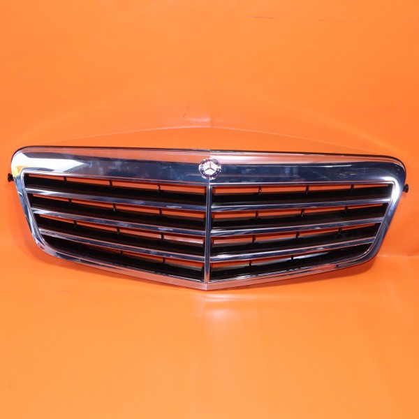 thumbnail image 2 of AMG Style All-Chrome Star Grille For E-Class Coupe 2010-2013 E350 E550 – Direct Replacement – Polished Silver 2 of 4