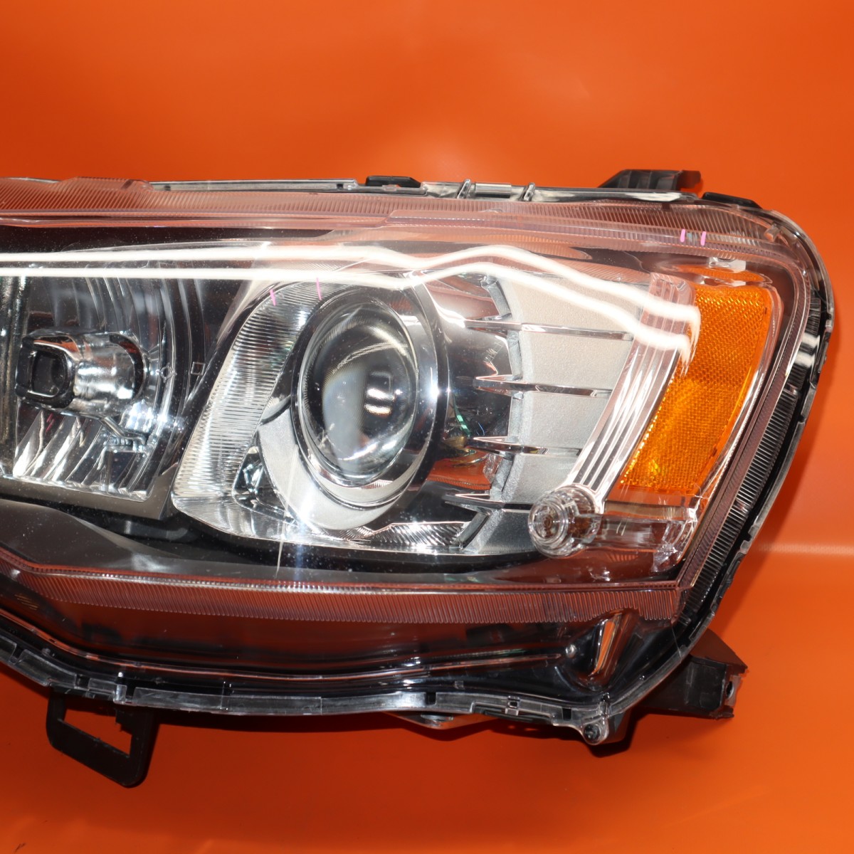 MITSUBISHI LANCER EVO HEADLIGHT LEFT 2008 2009 2010 2011 2012 2013 2014