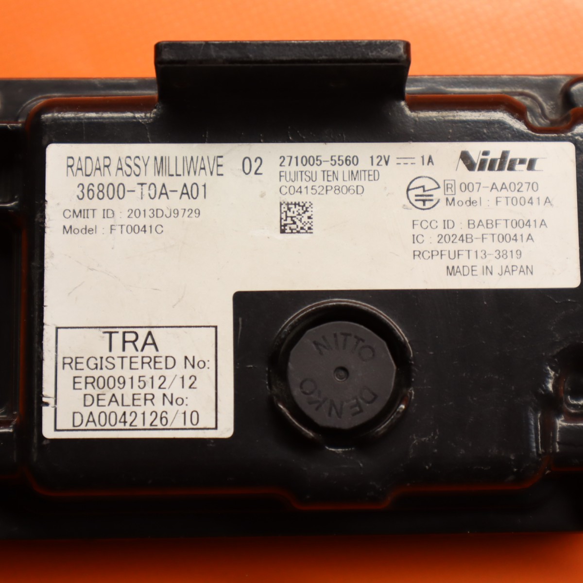 HONDA CRV RADAR DISTANCE SENSOR 2015 2016 36800T0AA01 OEM