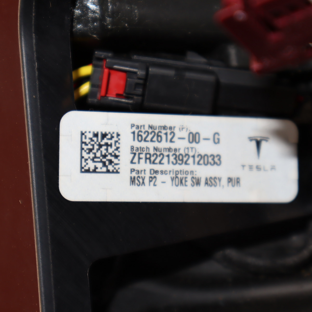 TESLA MODEL S/X PLAID STEERING WHEEL 2021 2022 2023 162261200G OEM